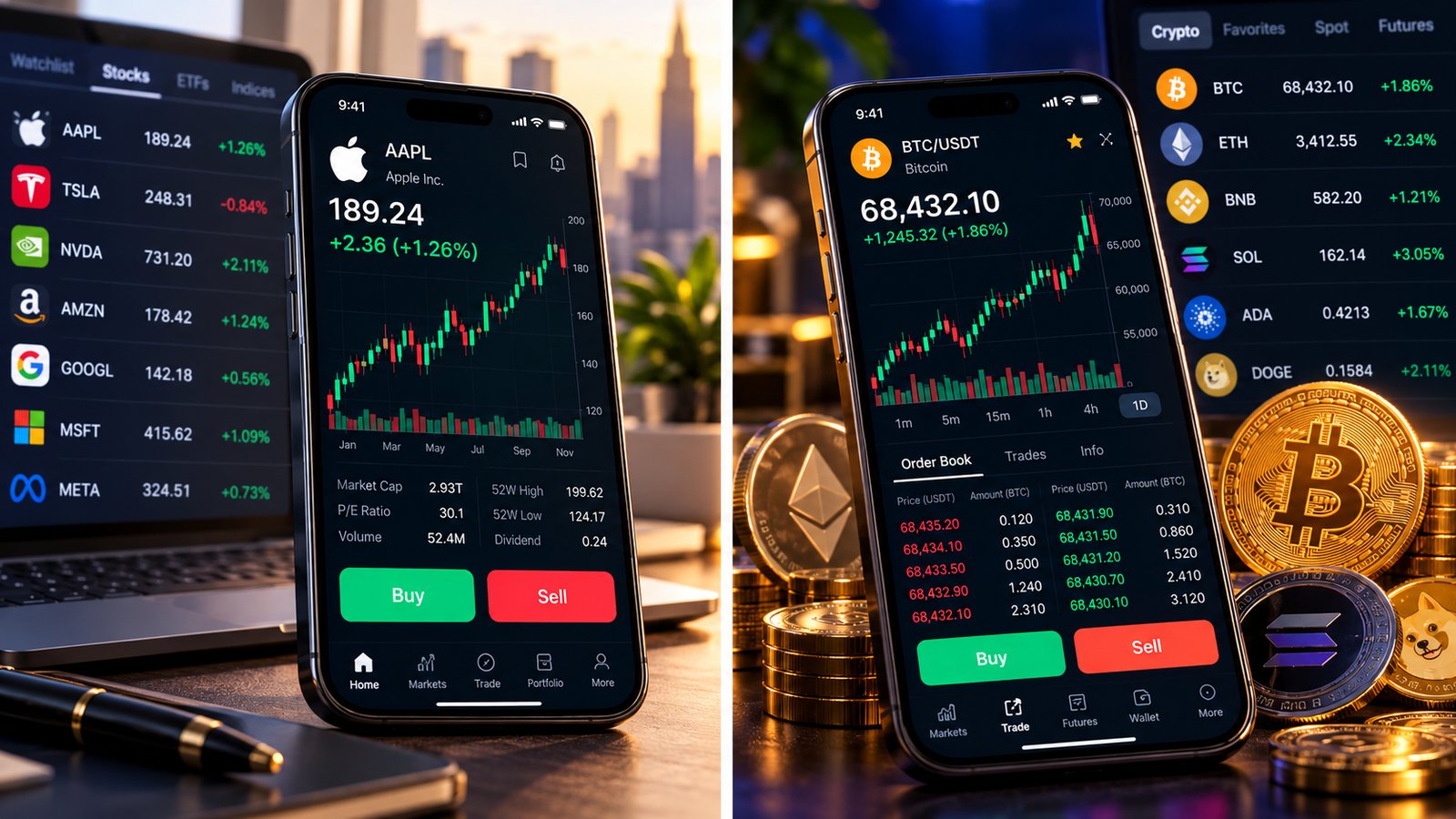 Lotus Holdasca — desktop and mobile trading terminal